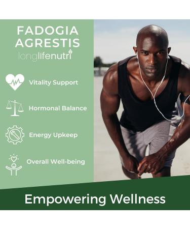 Fadogia Agrestis 500mg - Boost Testosterone Energy & Vitality - 200 Vegetarian Caps - 10:1 Extract - American Made - Buy Online on GoSupps.com