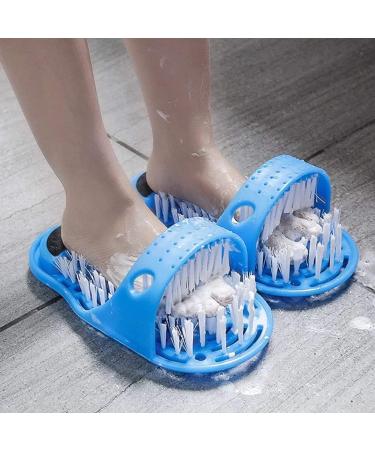 HOUKAI Shower Foot Scrubber Massager - Exfoliating Wash Slipper for Spa Experience - 1PC - Buy Online on GoSupps.com
