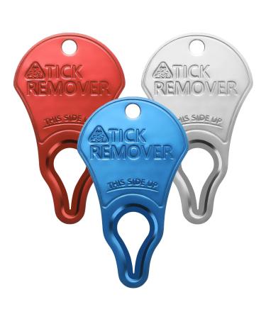 JOTOVO Tick Remover Tool Portable, Tick Removal for Pet and Humans, Safe and Reliable, Pain-Free, Essential Tools for Outdoor Activities- 3 pcs