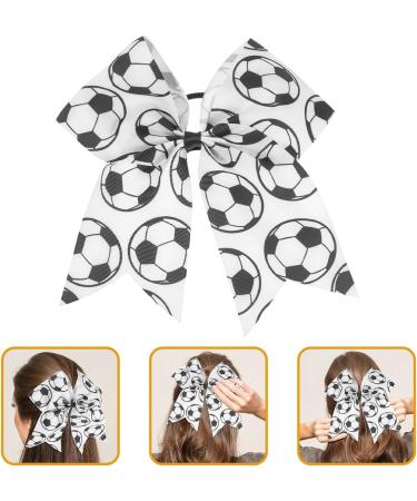 minkissy Elastic Ponytail Holder Soccer Hair Tie Soccer Hair Bow Tie Soccer Hair Accessory for Girl - Buy Online on GoSupps.com