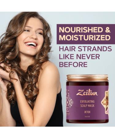 Exfoliating Itchy Scalp Hair Mask with Dead Sea Salt, Lavender, and Shea Butter - Buy Online on GoSupps.com