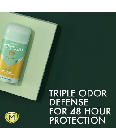 Mitchum Women Triple Odor Defense Invisible Solid Antiperspirant Deodorant Pure Fresh 2.7 oz Pure Fresh 2.7 Ounce (Pack of 1) - Buy Online on GoSupps.com