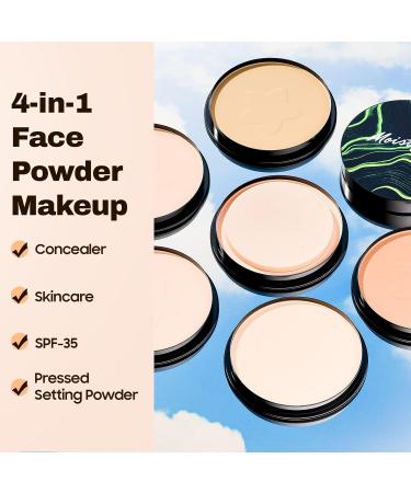 Mushroom Head Air Cushion CC Cream & Setting Powder Set - Blurs Fine Lines Controls Shine Smooths Complexion Even Skin Tone for All Women - Ideal for All Skin Types - Buy Online on GoSupps.com