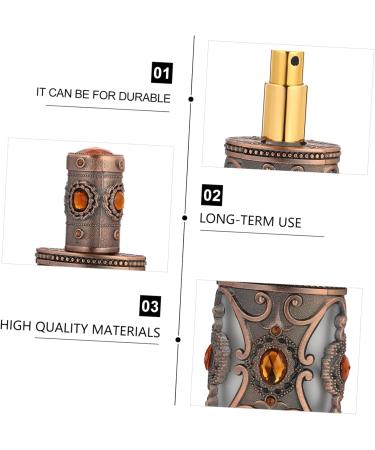 minkissy Perfume bottle travel atomizers essential oil dropper bottle essential oil spray bottle essential oil sample bottle decorative bottle composite material man middle Travel - Buy Online on GoSupps.com