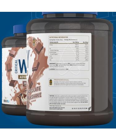 Applied Nutrition Critical Whey Protein Powder Shake - Chocolate Milkshake Flavor (2kg - 67 Servings) - Buy Online on GoSupps.com