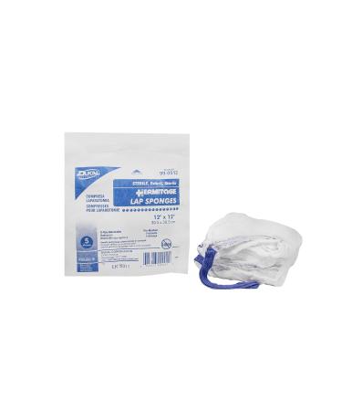 Dukal Laparotomy Sponge - Sterile & Pre-Treated CSR Wrap 12x12 (200 Count) - Fast International Shipping - Buy Online on GoSupps.com