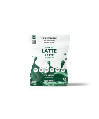 Schinoussa Matcha Latte Drink Mix 300g (30 Servings) | Rich in Antioxidants Vitamins & Minerals Supports Metabolism Strengthens Immune System and Provides a Natural Energy Boost