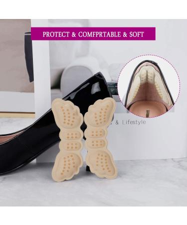 3 Pairs Upgraded Heel Cushion Inserts - Anti-Slip Grips & Comfortable Liners for Loose Shoes | Best High Heel Protectors for Women - Buy Online on GoSupps.com