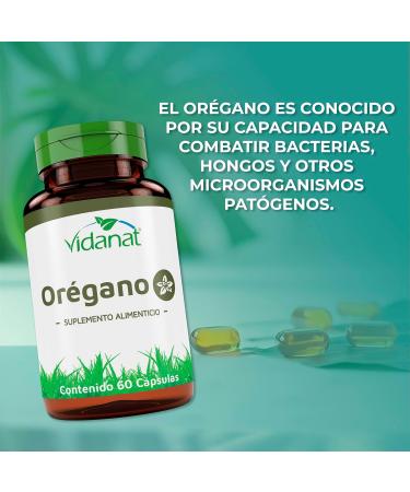 Vidanat Oregano Supplement 60 Capsules Supports Digestive Health & Immune System (60 Servings) - Buy Online on GoSupps.com