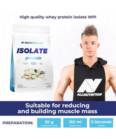 Allnutrition Isolate Protein Vanilla - 2000g - Buy Online on GoSupps.com