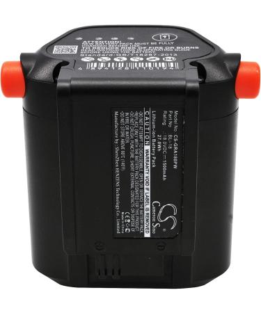 SPANN Battery Replacement for Gardena AccuJet Li-18 - High-Performance 18V Blower Battery - Part No: 09839-20 09840-20 - Buy Online on GoSupps.com