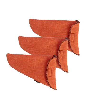 TOURBON Hunting Shooting Pistol Sock Gun Sleeve Handgun Storage (Pack of 3 Pieces) Orange