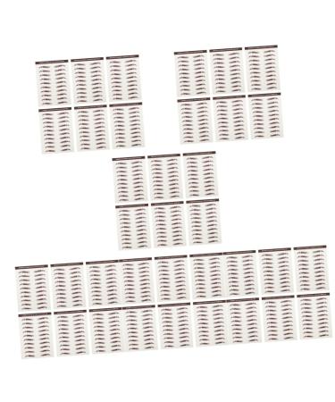 FOMIYES 36 Pcs Eyebrow Stickers Water Proof Stickers Grooming Shaping Eyebrow Sticker Eyebrow Tattoos Miss