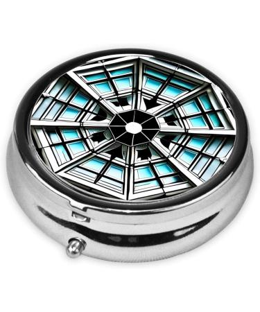 Octagon Pill Box Organizer - 3 Compartment Travel Pill Case for Easy Organization | International Shipping Available - Buy Online on GoSupps.com