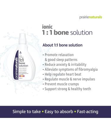 Prairie Naturals Liquid ionic Bone Solution 1:1-500 mL - Buy Online on GoSupps.com