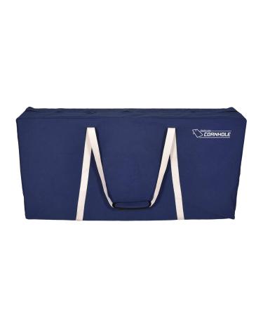 GoSports Canvas Cornhole Carrying Case - PRO Grade 4' x 2' Regulation Size - Choose Between Navy Blue, Gray and Natural Canvas Colors