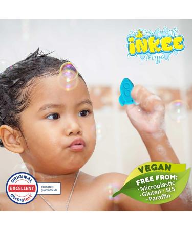 INKEE Bath Fizzer 40 Bath Bombs Enriched with Almond Oil - 4 Different Shapes Colours and Fragrances - Buy Online on GoSupps.com