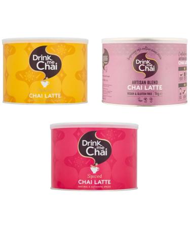 Drink Me Tea Pick N Mix - Choose From 2+ Flavours |Artisan Chai Spiced Chai Vanilla Chai | Pack of 2 x 1kg- Perfect Tea Gift Set for Tea Lovers