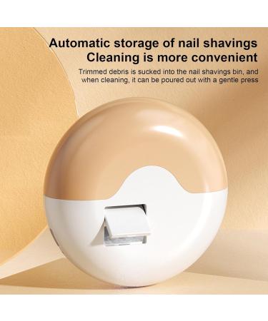 Electric Nail Clipper - Electric Nail Grinder USB Rechargeable Nail Clippers with Catcher 2 in-1 Nail File for Baby Kids Seniors Newborn Adult Yellow - Buy Online on GoSupps.com