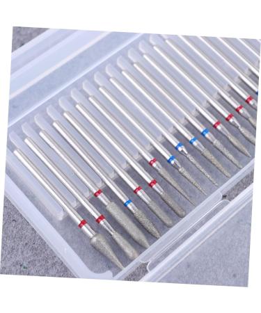 SOESFOUFU 1 Box Cylinder Head Grinding Head Polisher Nail Drill Manicure Head Grinding Head for Nail Manicure Tools Nail Goue Diamond Nail Drill Bits Nail Polisher Alloy Drill Set To Rotate - Buy Online on GoSupps.com