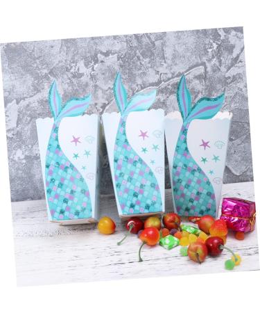 jojofuny 36 Pcs Popcorn Containers Mermaid Gift Bags Mermaid Party Treat Bags Mermaid Party Bags Paper Popcorn Bags Popcorn Bucket Mermaid Party Favor Bags Children's Cardboard - Buy Online on GoSupps.com