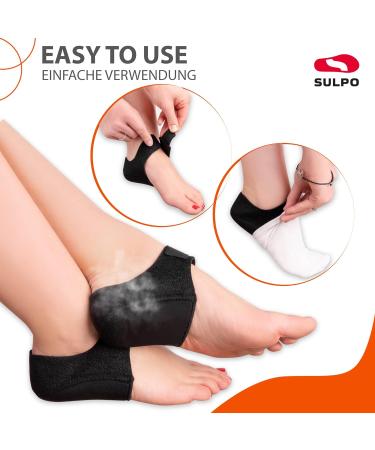Buy Sulpo Heel Spur Inserts - Orthopedic Silicone Heel Cushions for Men & Women (Size 40-46) - Gel Insoles & Shoe Protection - International Shipping Available - Buy Online on GoSupps.com