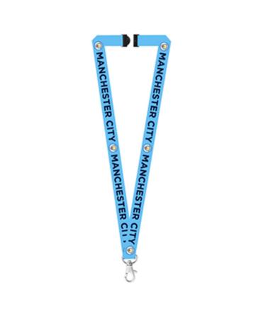 Manchester City FC Official Soccer Lanyard (One Size) (Sky Blue) One Size Sky Blue