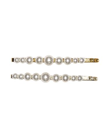 Kitsch Pearl Bobby Pins Pearl Hair Pins Fashion Bobby Pins for Women 2 Count - Buy Online on GoSupps.com