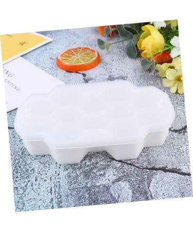 Alipis 2pcs 12 Silicone Molds Ice Molds Cocktail Ice Making Mould Refrigerator Ice Mold Ice Tray Ice Cubes 13X9 CM White - Buy Online on GoSupps.com