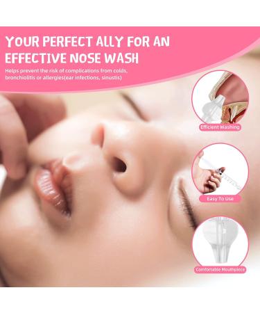 4-Piece Baby Nasal Syringe Set - 10ml Nose Rinsing with Safe Tweezers | Gentle Portable & Reusable for Children - Buy Online on GoSupps.com