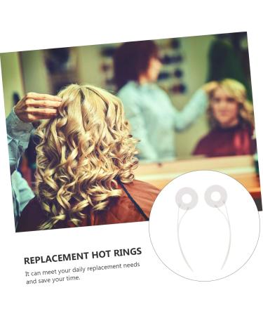 PLAFOPE 2pcs Hairdressing Ceramic Coil Heated Curlers Replacement Hot Ring Coils Heating Coil White Ceramics - Buy Online on GoSupps.com