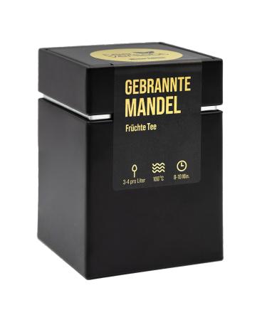 Teeverliebt - Winter Edition Burnt Almond Fruit Tea 100 g | Loose Fruit Tea | Delicious Tea Mix Ideal as a Gift for Christmas