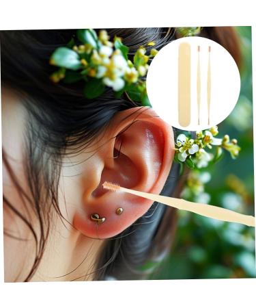 Ipetboom 1set Dual- Ear Wax Removal Tool Set Safe and Earpicks for Deep Cleaning and Material Household Ear Cleaning Kit Cream Yellow - Buy Online on GoSupps.com