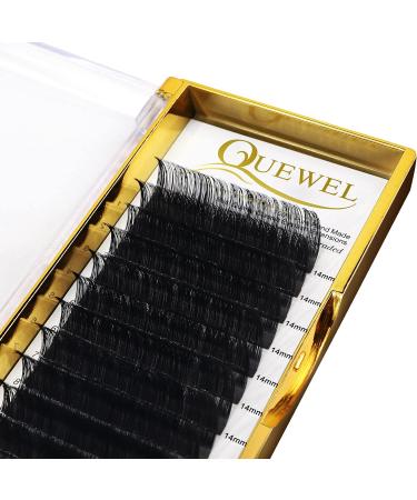 Classic Eyelash Extensions 0.03 D 14mm | QUEWEL C/D Curl | International Shipping Available - Buy Online on GoSupps.com
