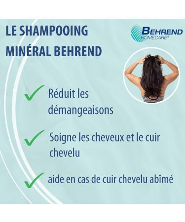 Behrend Homecare - Mineral Shampoo for Psoriasis Scalp Seborrheic Dermatitis Shampoo - Gentle Eczema Shampoo for All Hair Types & Daily Wash (250ml) - Buy Online on GoSupps.com