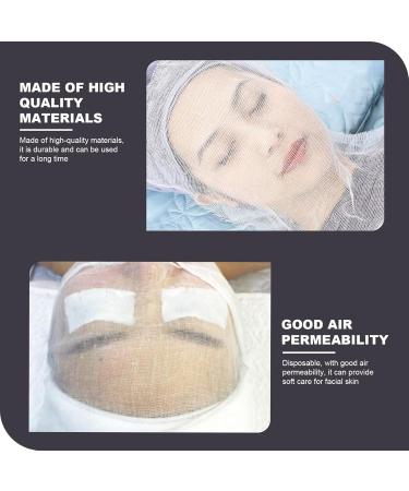 Cabilock 100 pi ces Masques Coton Jetables pour Soins Du Visage Mousseline Respirant et Doux Accessoires de Beaut pour Salon et Usage Unique - Buy Online on GoSupps.com