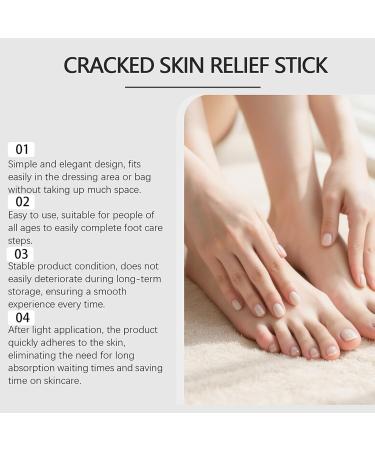 Foot and Heel Care Stick | 30g Moisturizing Stick for Knees Elbows and Hands - Foot Balm Stick - To Soften Calluses - For Men Women the Elderly Mothers Fathers and Seniors - For Home Travel Winter and Autumn - Buy Online on GoSupps.com