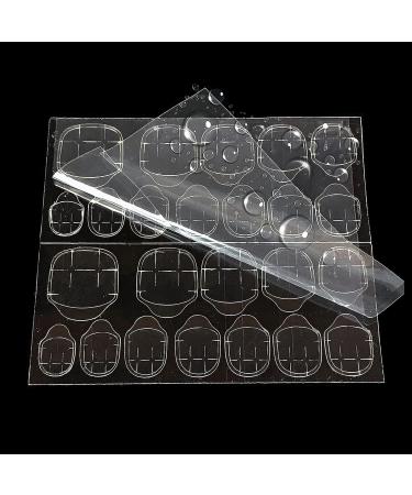 360 Pcs Transparent Nail Tabs | Double-Sided Self-Adhesive Tapes for Clear DIY Manicure Decoration - Buy Online on GoSupps.com