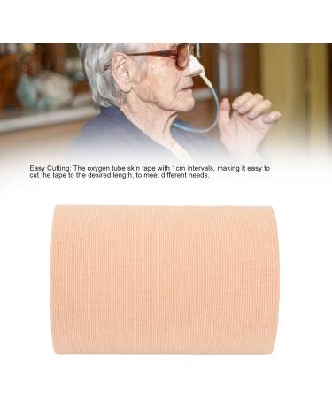 Oxygen Tube Skin Sticker Easily Removed Wide Application Easy to Cut LongTerm Use Nasal Cannula Face Tape for Nasal Feeding Tube (7.5cm*5m) - Buy Online on GoSupps.com