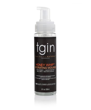 tgin Honey Whip Hydrating Mousse For Natural Hair - Dry Hair - Curly Hair - Damaged Hair - 8 Oz - Buy Online on GoSupps.com