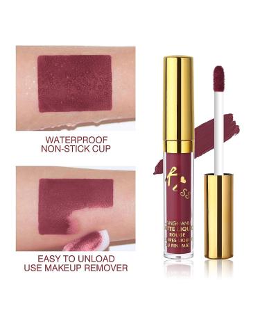 UCANBE 12-Piece Velvet Matte Liquid Lipstick Set - Waterproof & Long-Lasting Lip Gloss in Classic Shades - Perfect Gift for Women - Buy Online on GoSupps.com