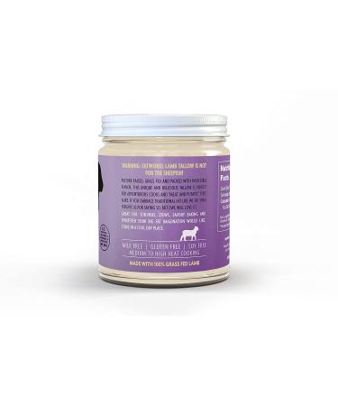 Fatworks Premium Lamb (Mutton) Tallow  100% Grass-Fed Grass-Finished  Pasture Raised  Artisanally Rendered  Gourmet  Ethnic Cooking  Baking  Frying  WHOLE30 APPROVED  KETO  PALEO  7.5 oz. 7.5 Ounce (Pack of 1) - Buy Online on GoSupps.com