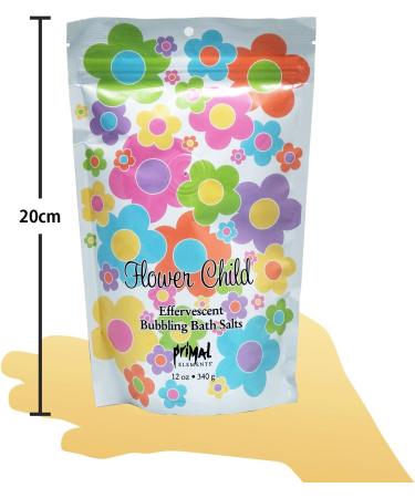 Primal Elements Flowerchild Bubbling Bath Salts - 12 Ounce - Buy Online on GoSupps.com