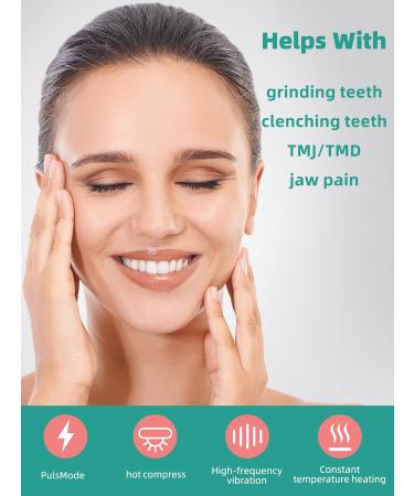 Teeth Grinding Relief Massager - PulsMode Vibration & Heating for TMJ Pain Muscle Relaxation & Stress Relief | Compatible with Mouth Guards - Buy Online on GoSupps.com