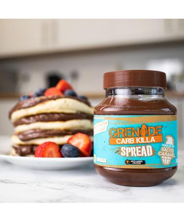 Grenade Carb Killa Protein Spread - Chocolate Chip Salted Caramel 1 x 360 g Jar - Buy Online on GoSupps.com