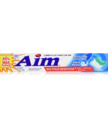 Aim Aim Cavity Protection Toothpaste Mint Gel 5.5 Ounce (Pack of 3)