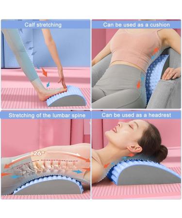 Wellxunk Lumbar Support Pillow - Adjustable Neck & Back Pain Relief | EVA Massage Pillow for Comfort & Refresh - Buy Online on GoSupps.com