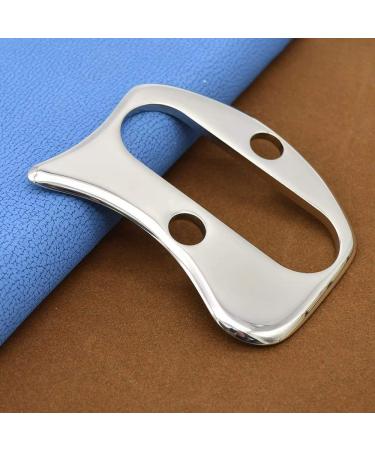Stainless Steel Gua Sha Massage Tool | Myofascial Release Device | IASTM Graston Tool for Back Massage (Klein) S - 1 Pack - Buy Online on GoSupps.com