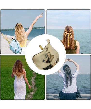 Metal Barrettes Ponytail Cuff French Arc High Ponytail Cuff - Hair Barrettes Decorative Strong Hold French Fine Hair Jaw Clips Accessories for Stylish Updos and Elegant 3#gold - Buy Online on GoSupps.com