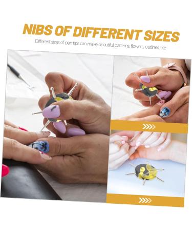 Beaupretty Nail Art Pen Dot Painting Tools Nail Salon Pen Nail Dotting Pen Nail Art Tools Nail Implements Embossing Pen Nails Dotting Tools Aluminum Tube Crafting Supplies Child Manual - Buy Online on GoSupps.com